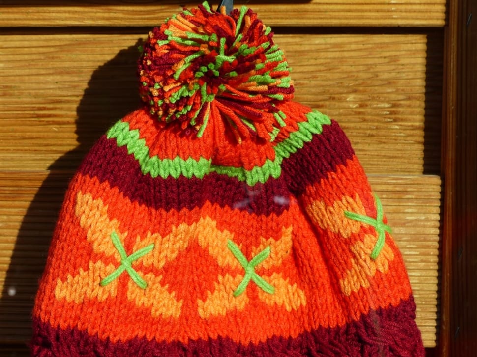 Cap, Colorful, Warm, Cheerful, Orange, wool, no people preview