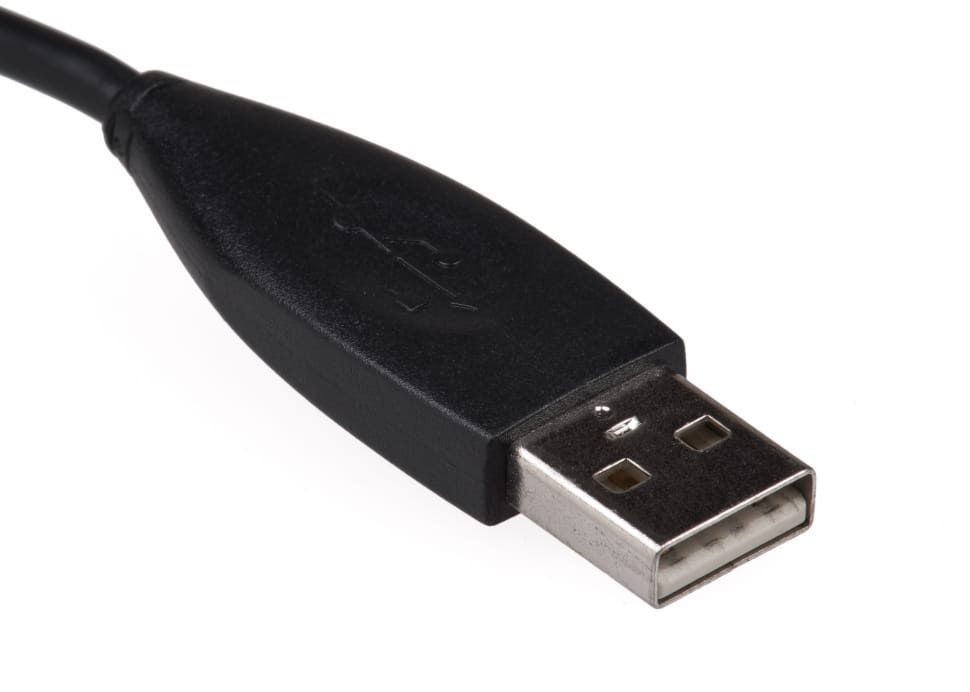 black USB cable preview