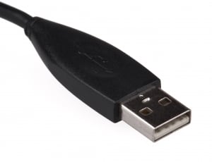 black USB cable thumbnail