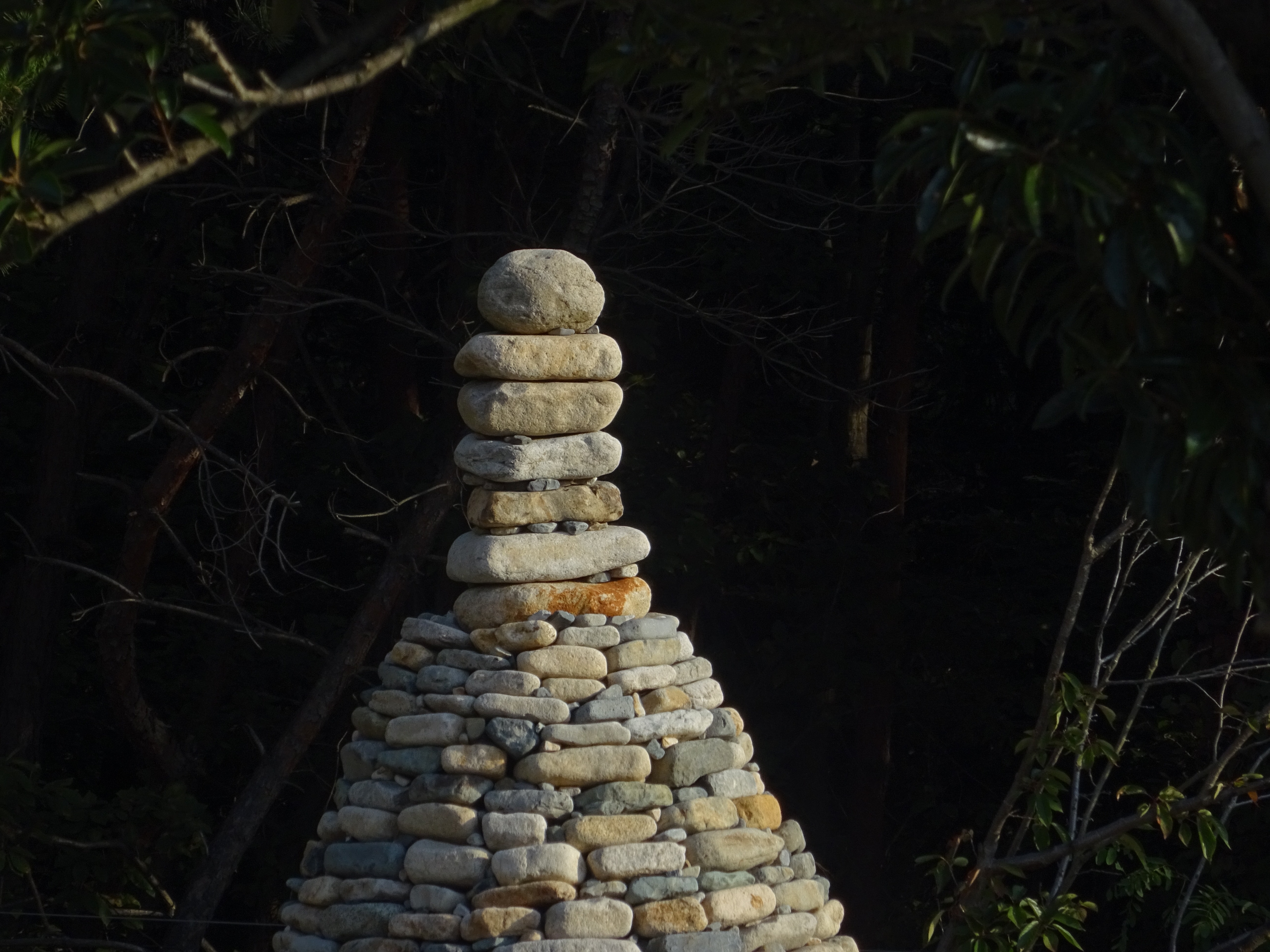assorted stone stack