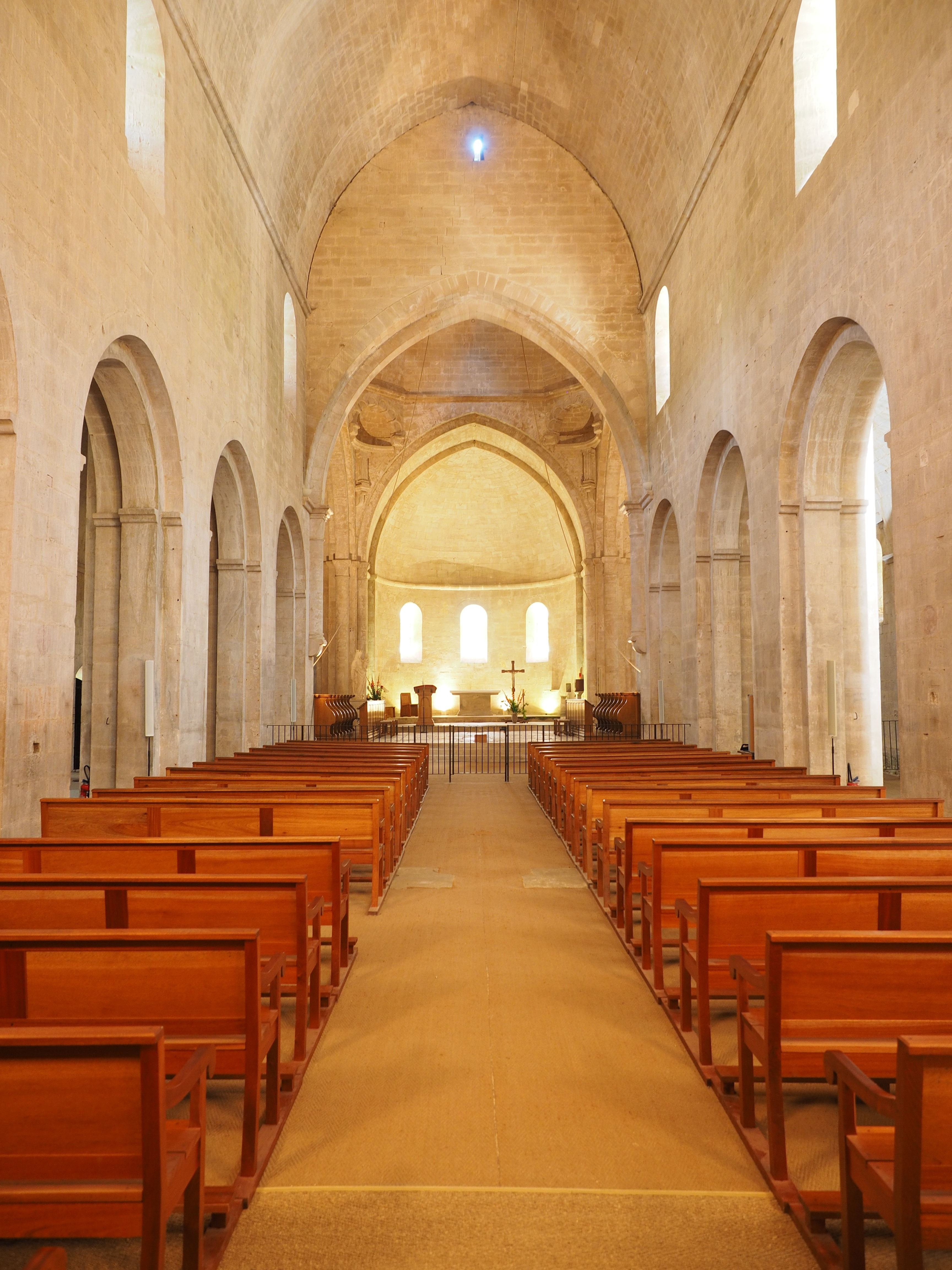 Nave, Abbey Church, Vault, arch, indoors