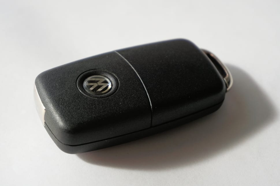 black volkswagen car keyfob preview
