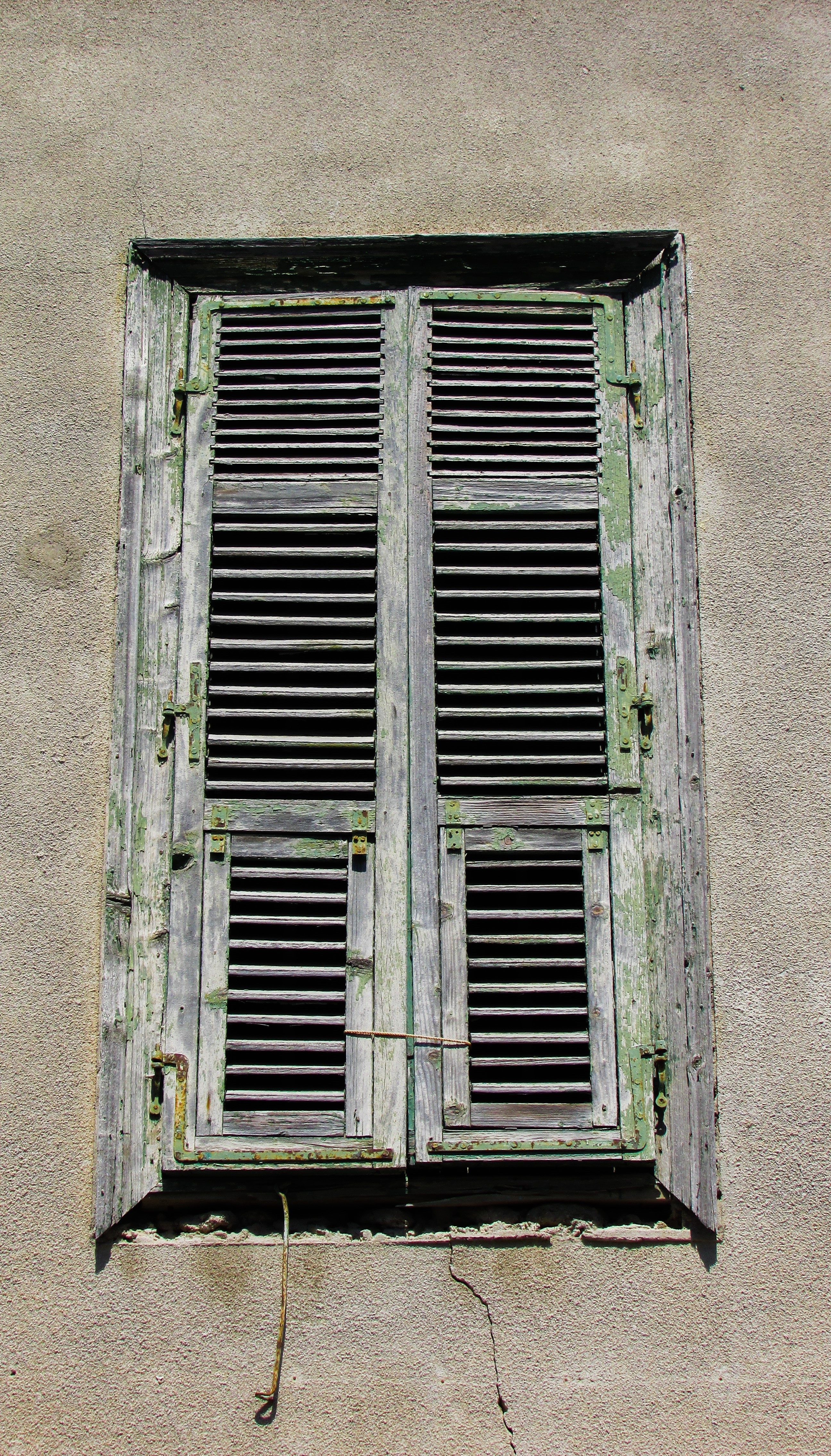 gray wooden window doors