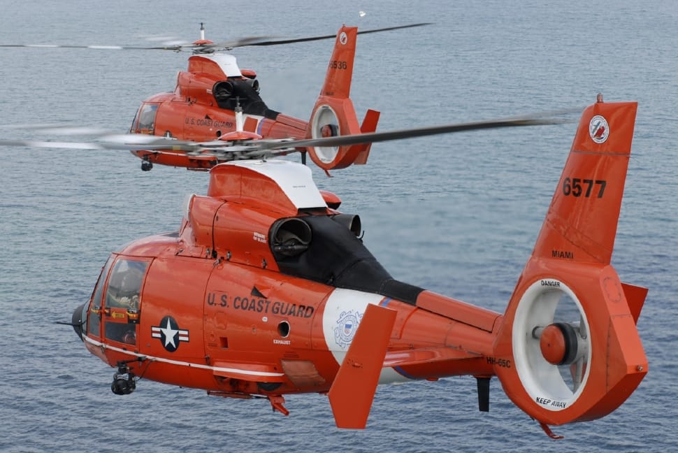 Mh-65 Dolphin, Helicopters, nautical vessel, sea preview