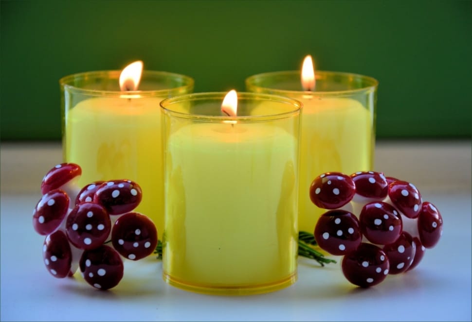 Lights, Decorative, Flames, Candles, fruit, candle preview