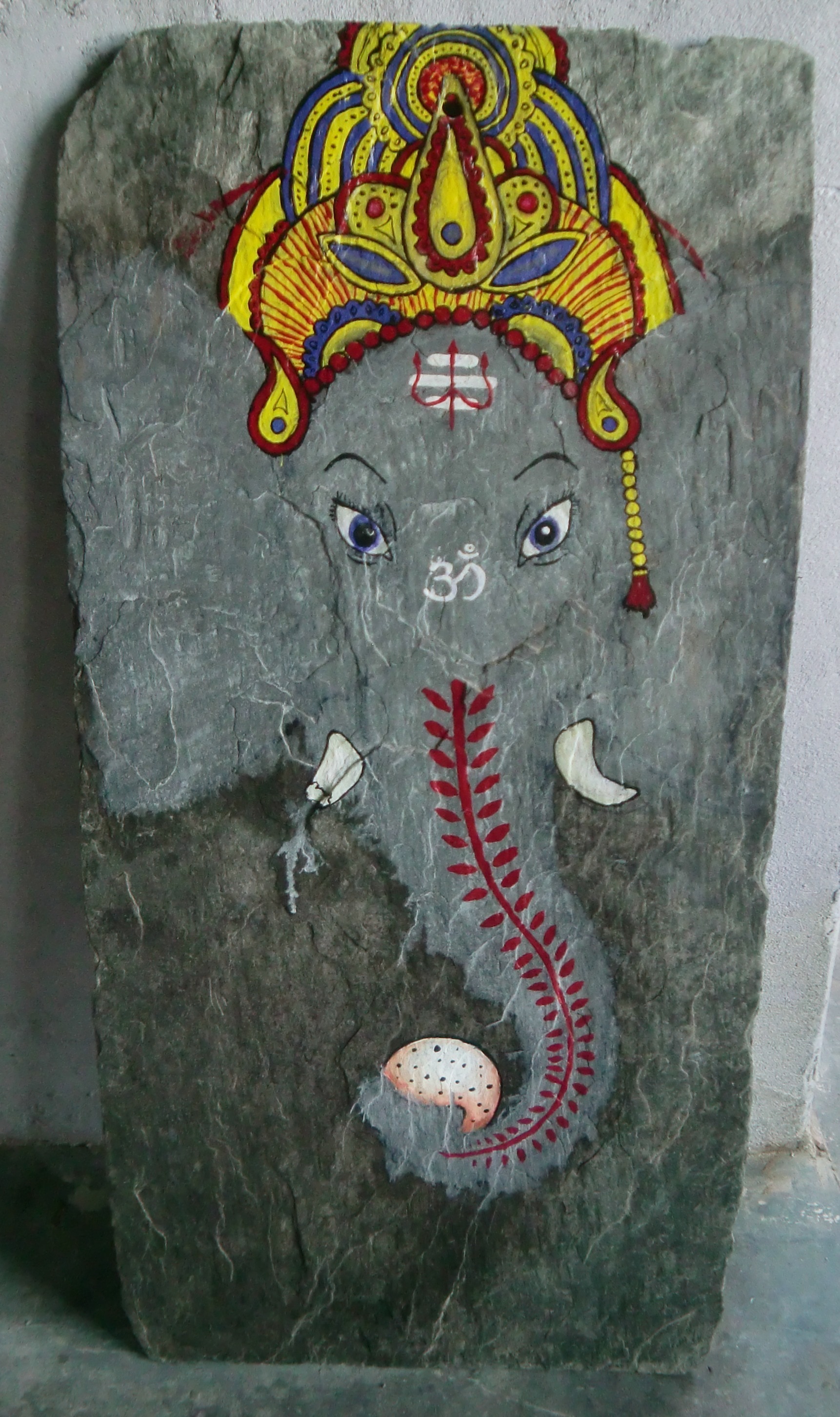 Elephant, India, Deity, Ganesha, God, no people, close-up