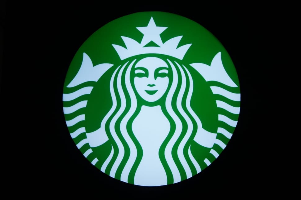 Starbucks, Coffee, The Coffee Shop, green color, black background preview
