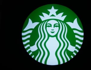 Starbucks, Coffee, The Coffee Shop, green color, black background thumbnail