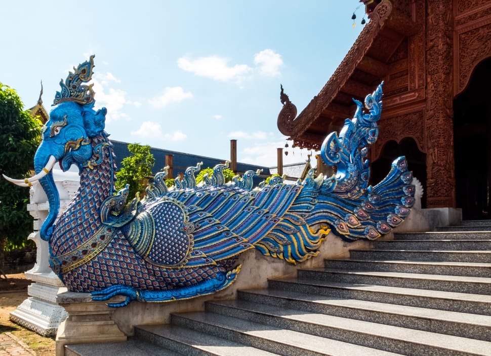 Dragon Snake, Sculpture, Temple Complex, animal representation, statue preview