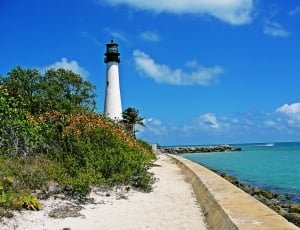 Miami, Farito Key Biscayne, Lighthouse, lighthouse, sea thumbnail