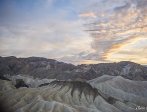 Zabriskie Point Sunset, Death Valley CA thumbnail