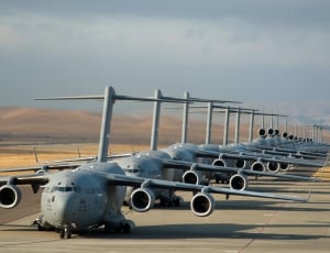 Military Jets, Runway, C-17, Usa, transportation, airport thumbnail