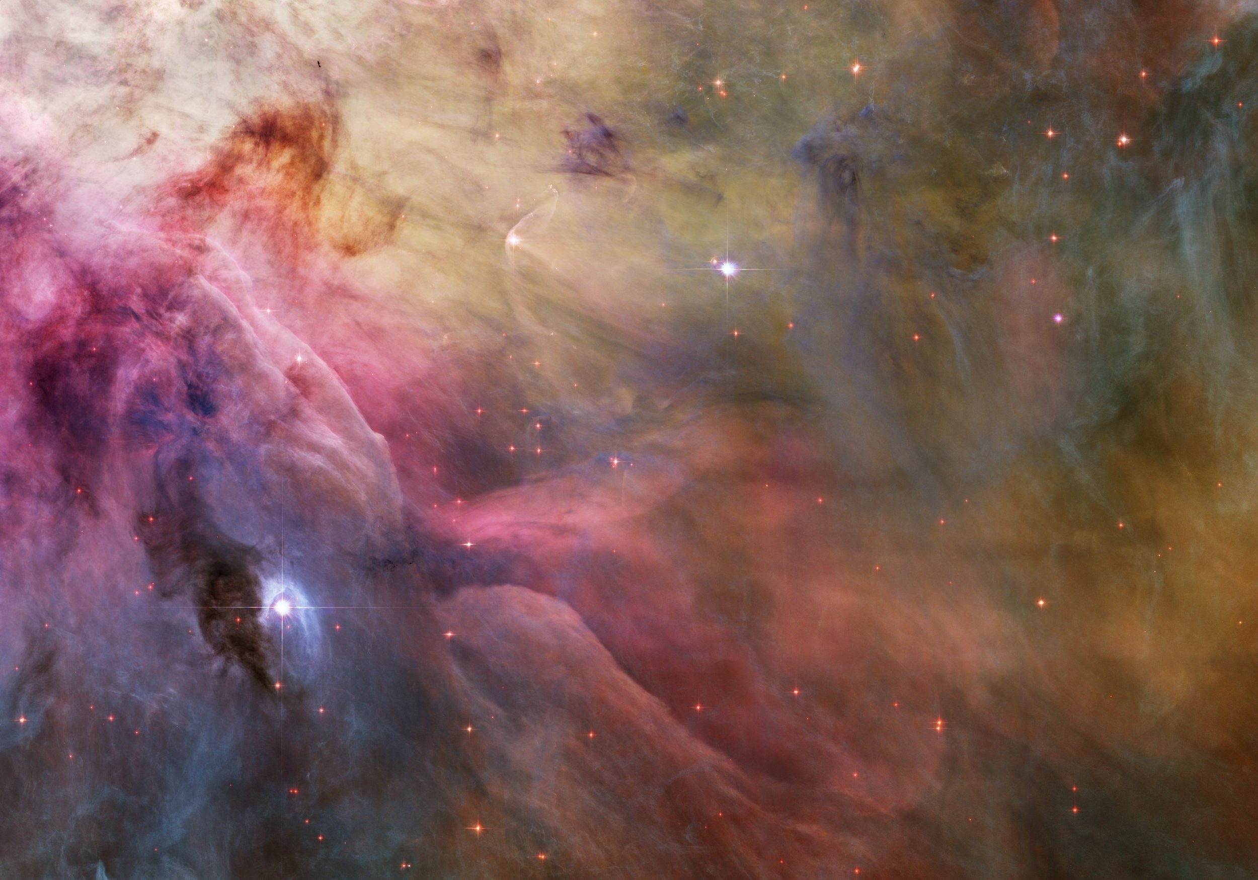 Emission Nebula, Orion Nebula, no people, full frame