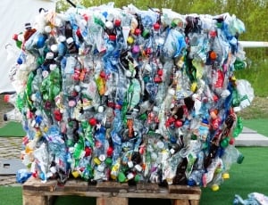 Plastic Bottles, Recycling, Bottles, large group of objects, day thumbnail