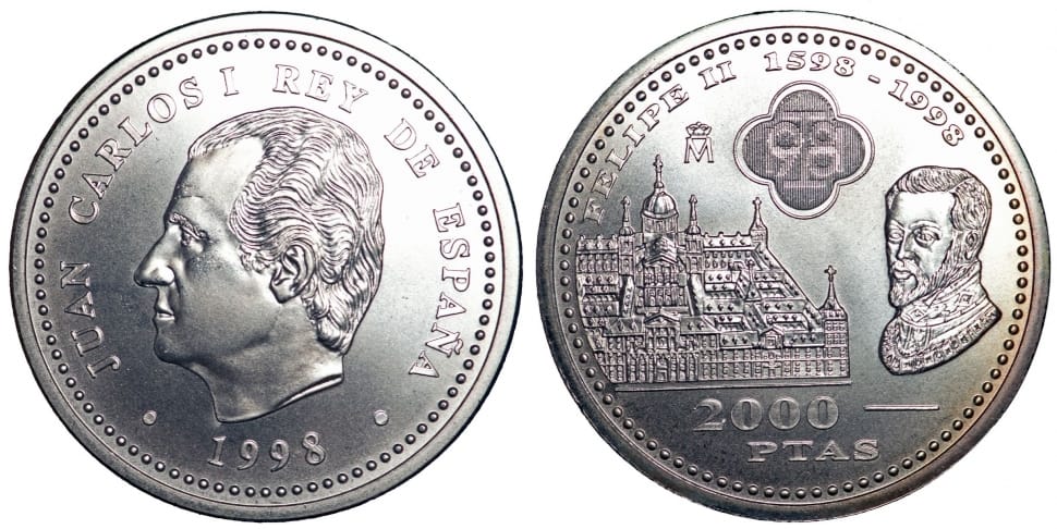 silver Jose Carlos Rey DE espana coin preview