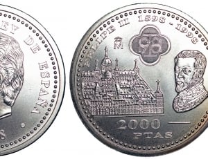 silver Jose Carlos Rey DE espana coin thumbnail