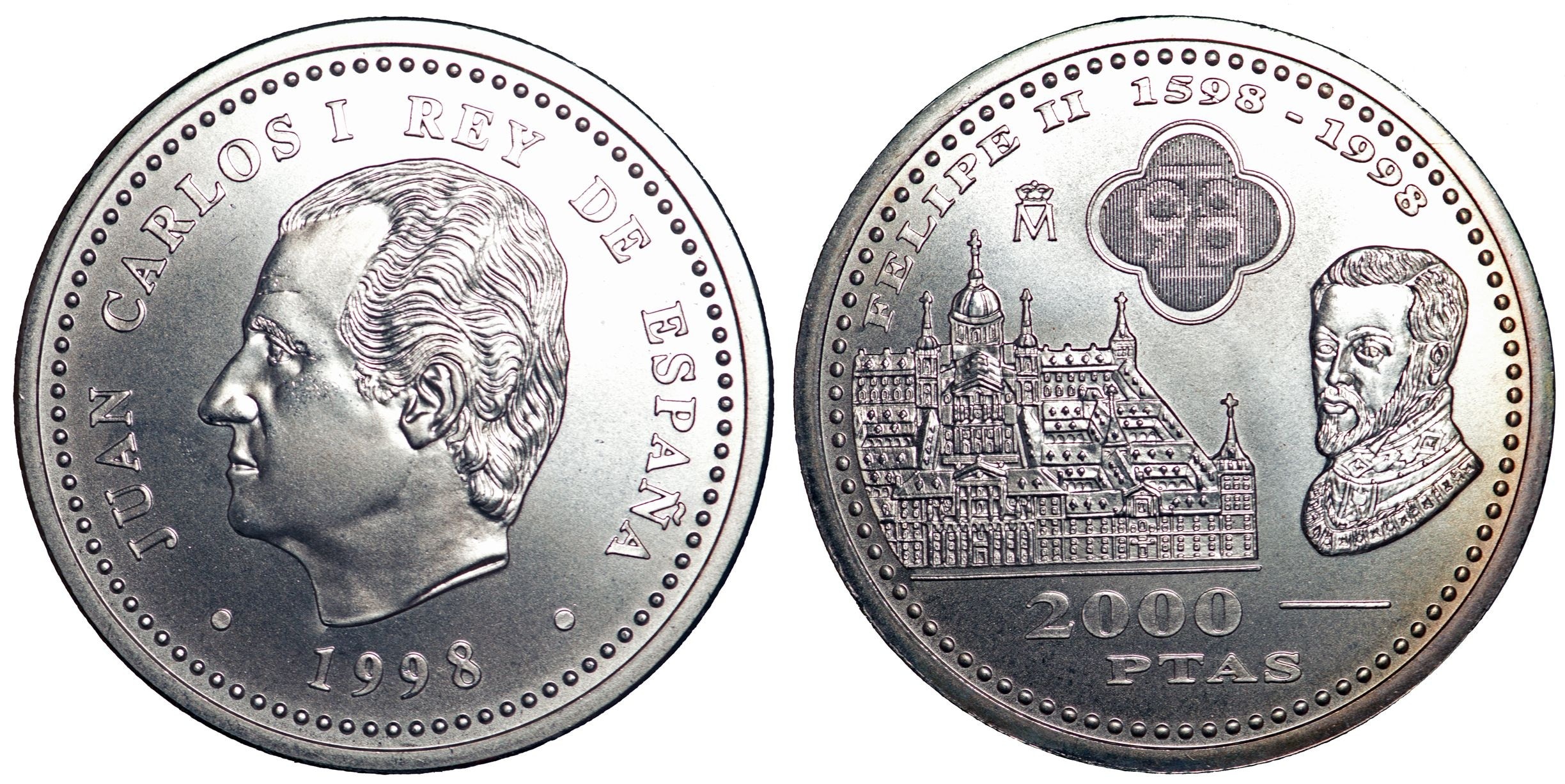 silver Jose Carlos Rey DE espana coin