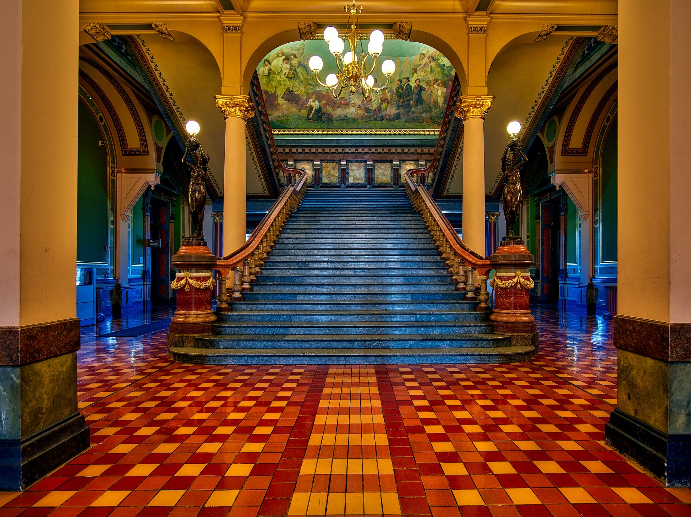 palace stairs