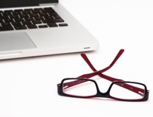 Laptop, Glasses, Workplace, laptop, eyeglasses thumbnail