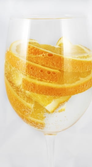 orange fruit in champagne flute thumbnail