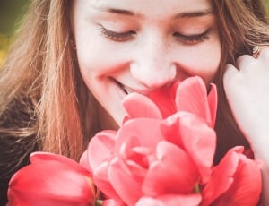 Smile, Girl, Photographer, Spring, one woman only, only women thumbnail