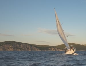 white sail boat thumbnail