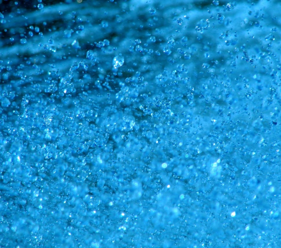 Wet, Water, Cool, Splash, Droplets, blue, full frame preview