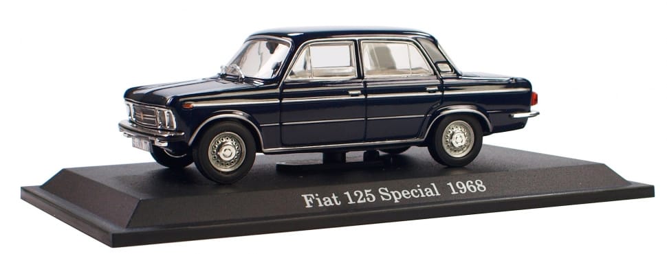1698 black Fiat 125 special die-cast model preview