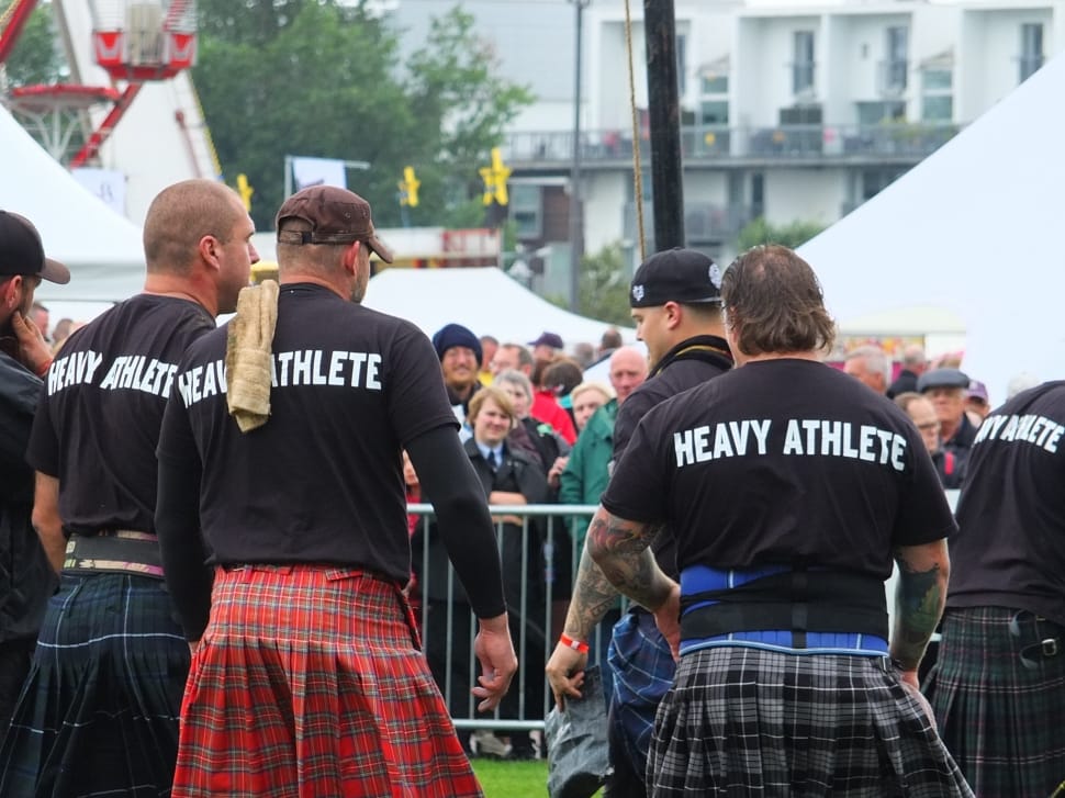 Men, Games, Scotish, Tradition, Highland, rear view, people preview