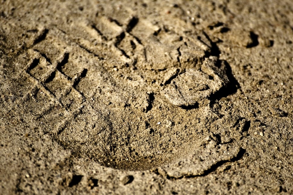 Footprints, Footprints In The Sand, mud, no people preview