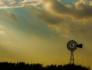 Windmill, Afternoon, Sky, Clouds, Sunset, sunset, nature thumbnail
