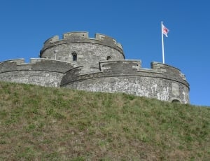 Fort, Castle, St Mawes Castle, flag, patriotism thumbnail