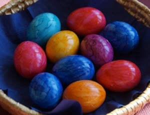 blue teal yellow red eggs thumbnail