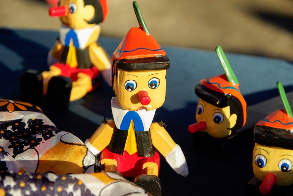 Figurines, Pinocchio, Conte, Wood, toy, figurine preview