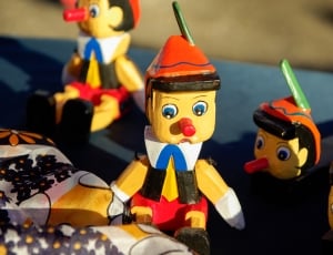 Figurines, Pinocchio, Conte, Wood, toy, figurine thumbnail