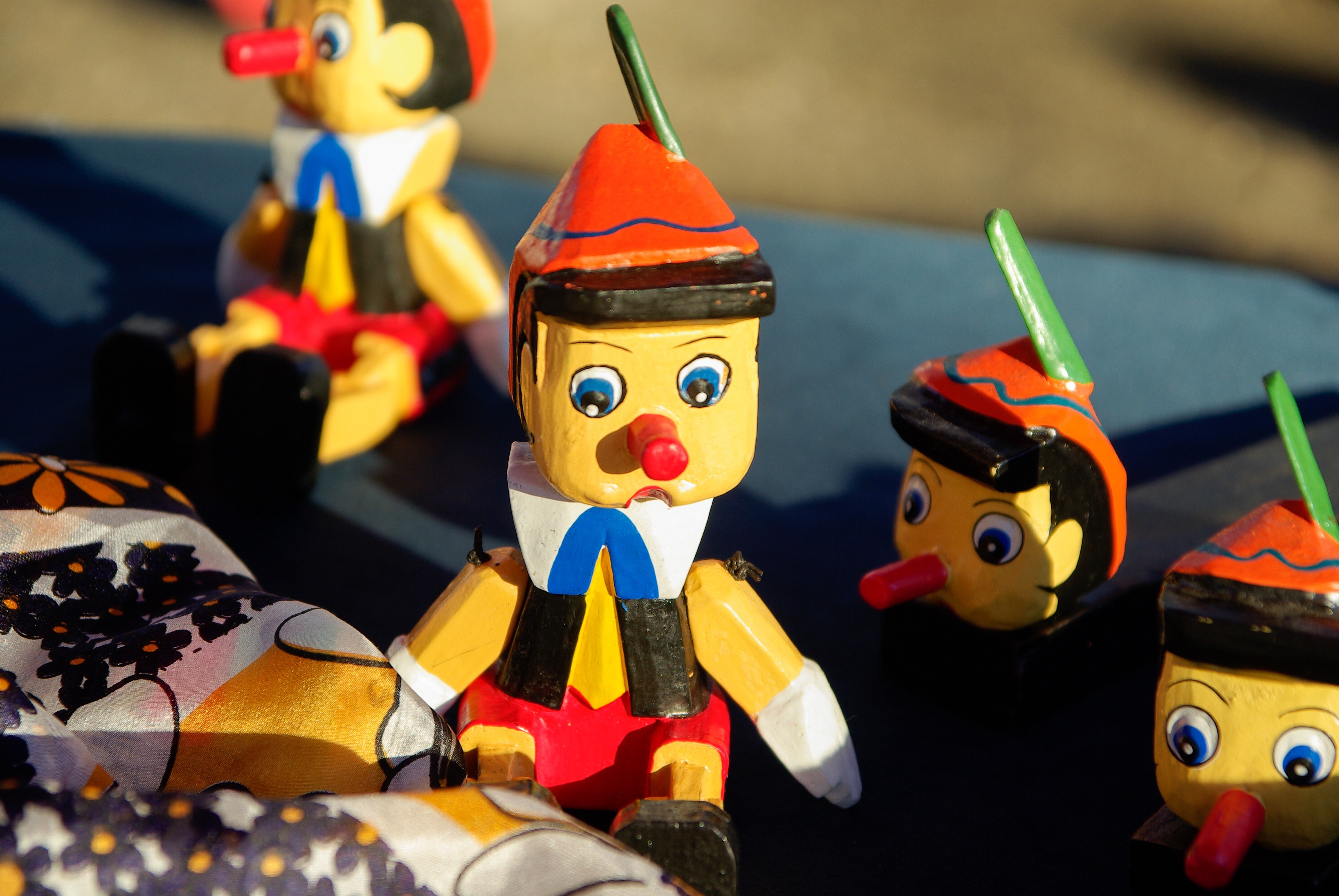 Figurines, Pinocchio, Conte, Wood, toy, figurine