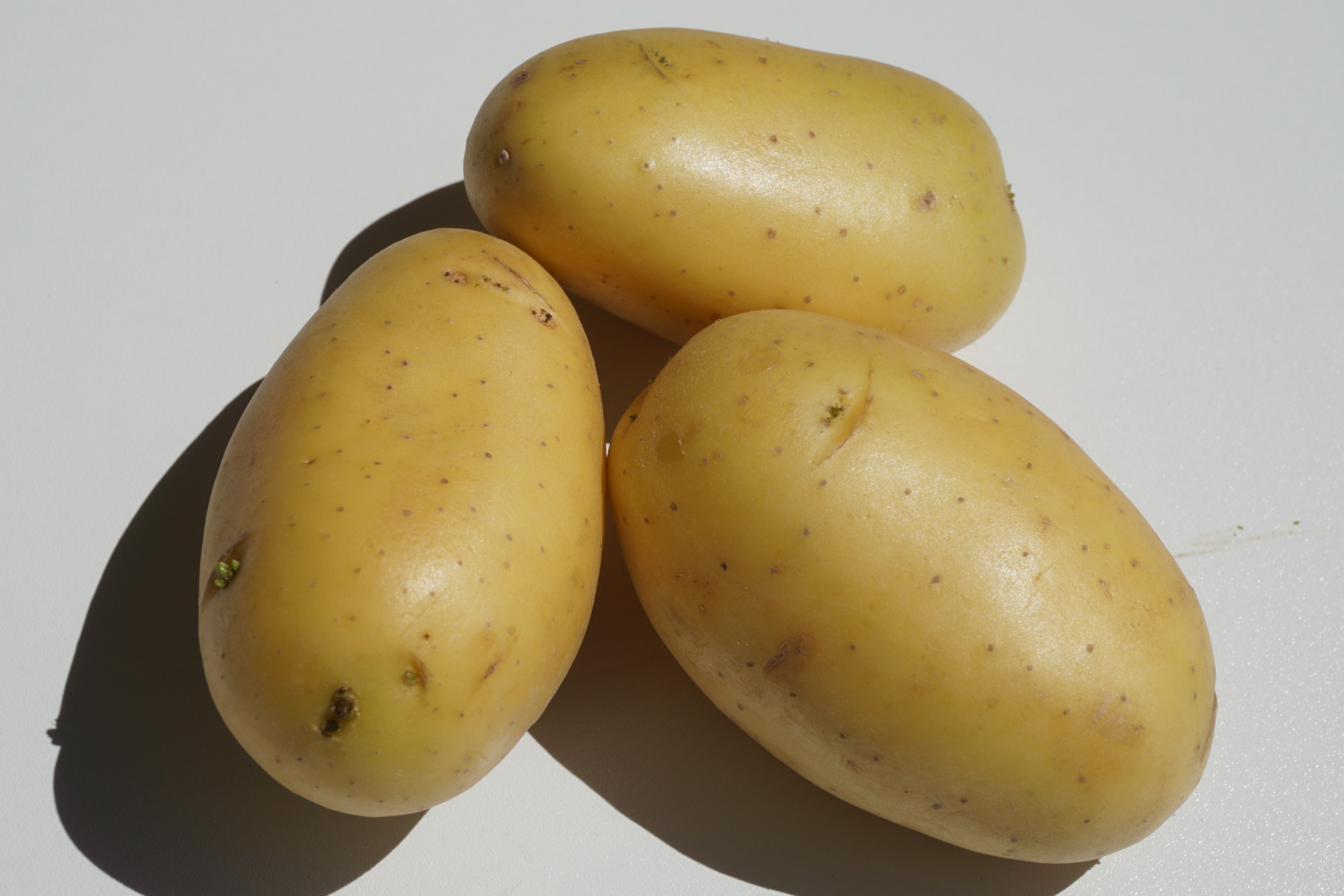 2 brown potatoes