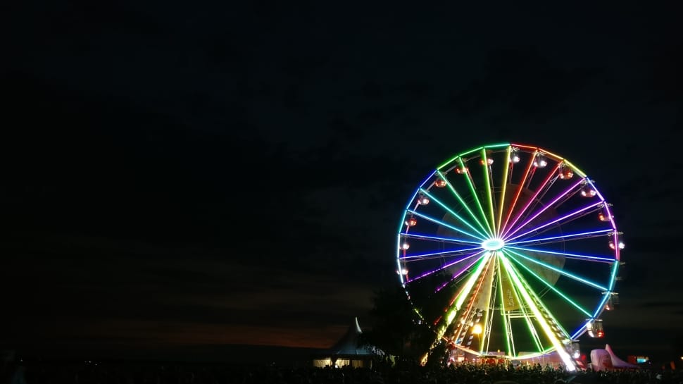 ferris wheel with led preview