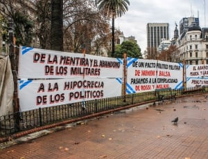 Protest In Argentina, Buenos Aires, text, graffiti thumbnail