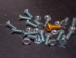 stainless steel and beige screws thumbnail