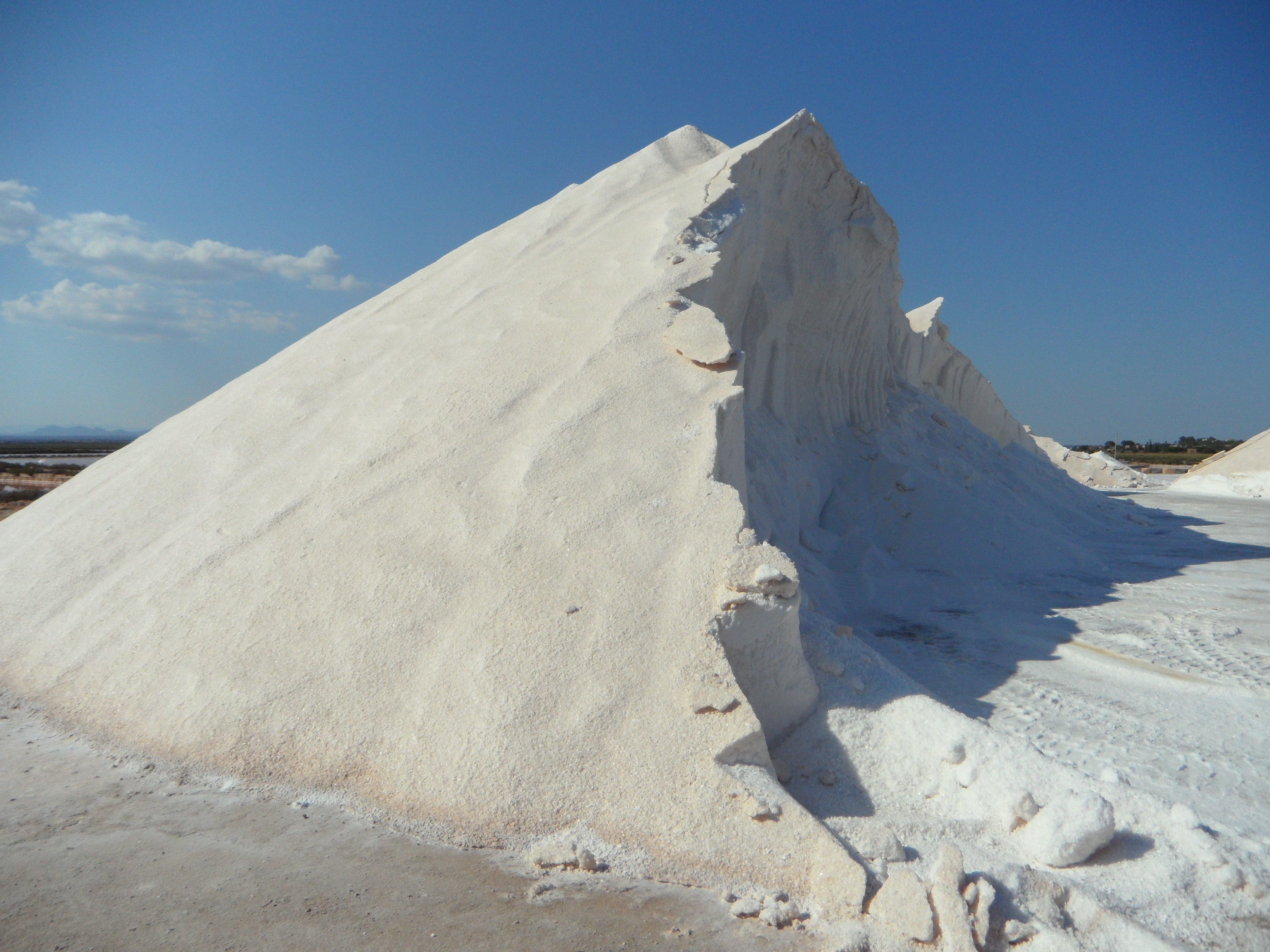 white sand mountain