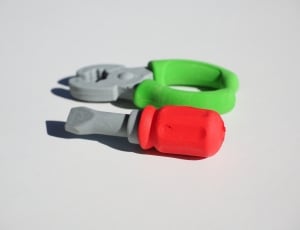 plastic pliers and slot head screwdriver toys thumbnail