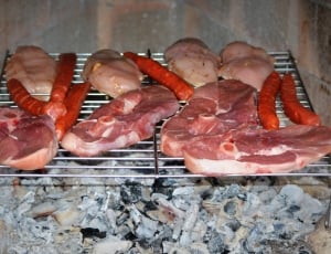 raw meat and sausages thumbnail