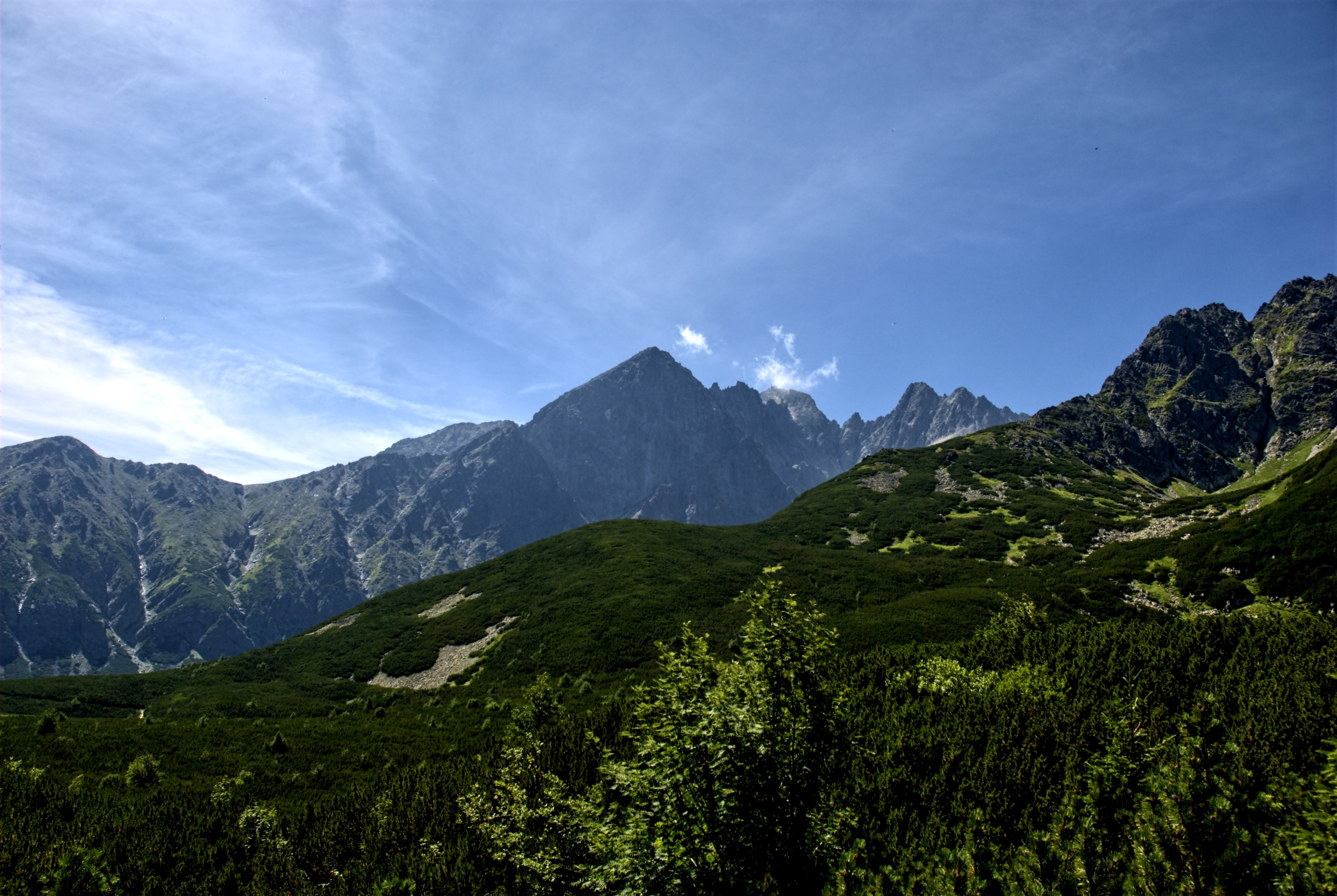 Slovakia, Top View, Landscape, Tatry, mountain, mountain range