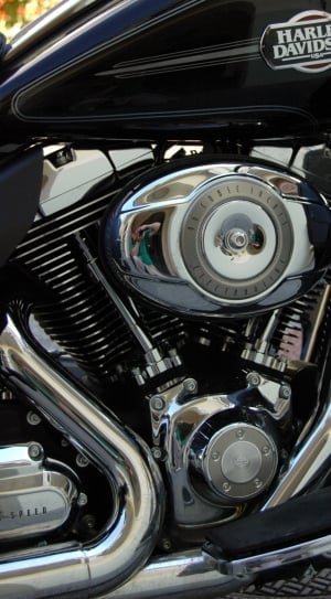 black harley-davidson motorcycle thumbnail