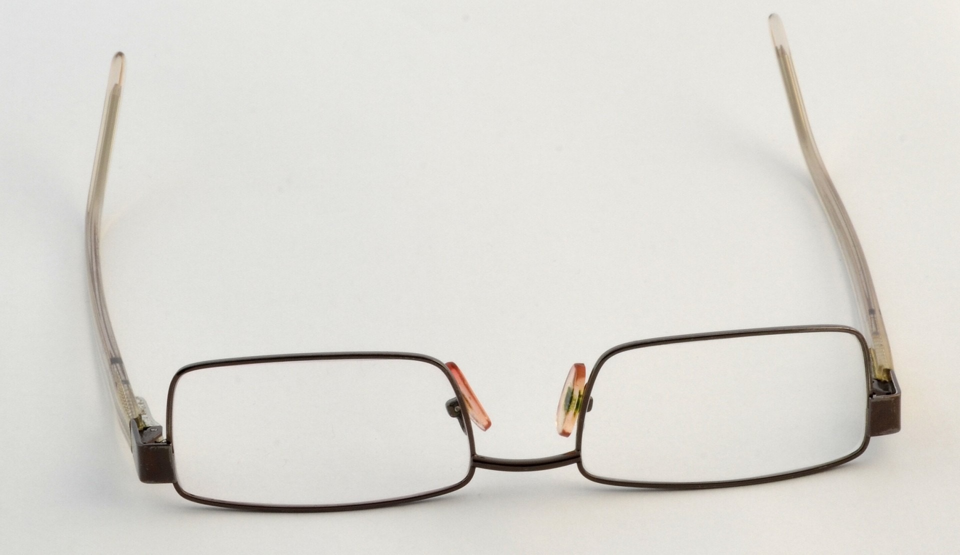 black frame eyeglasses