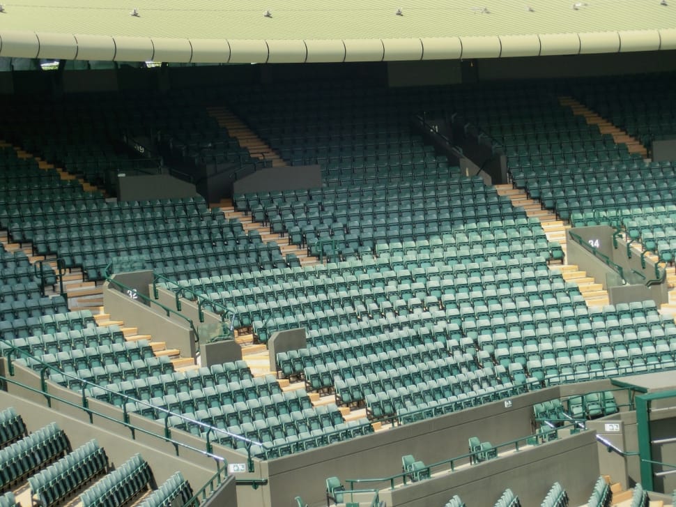 Wimbeldon, London, Stadium, Audience, day, no people preview