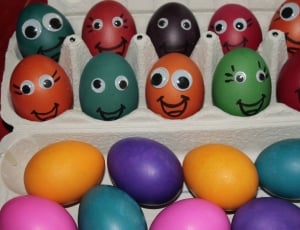 Red, Egg, Gift, Easter, Happy Easter, multi colored, easter thumbnail
