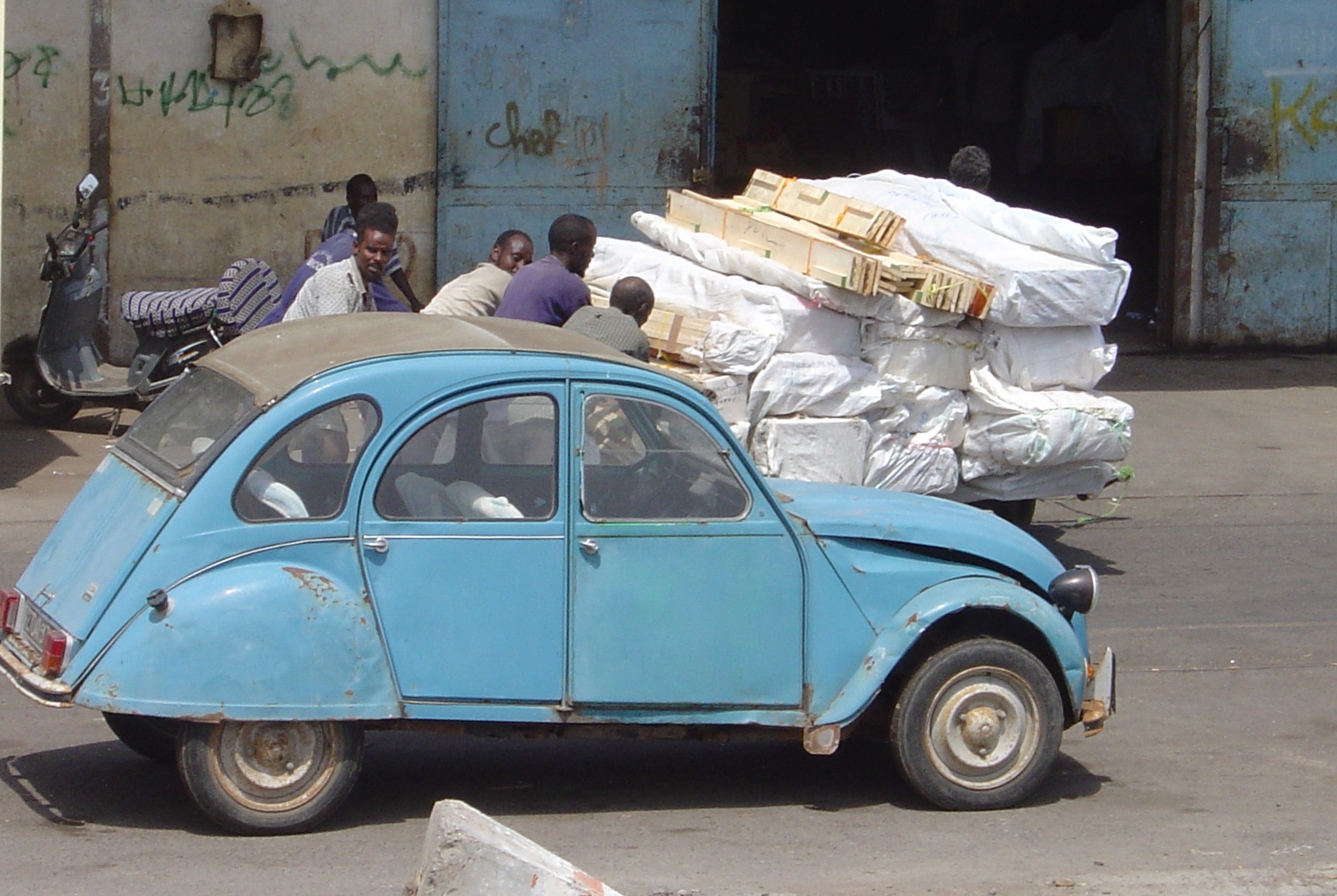 Africa, Blue, Kalyanram, Djibouti, Car, car, transportation