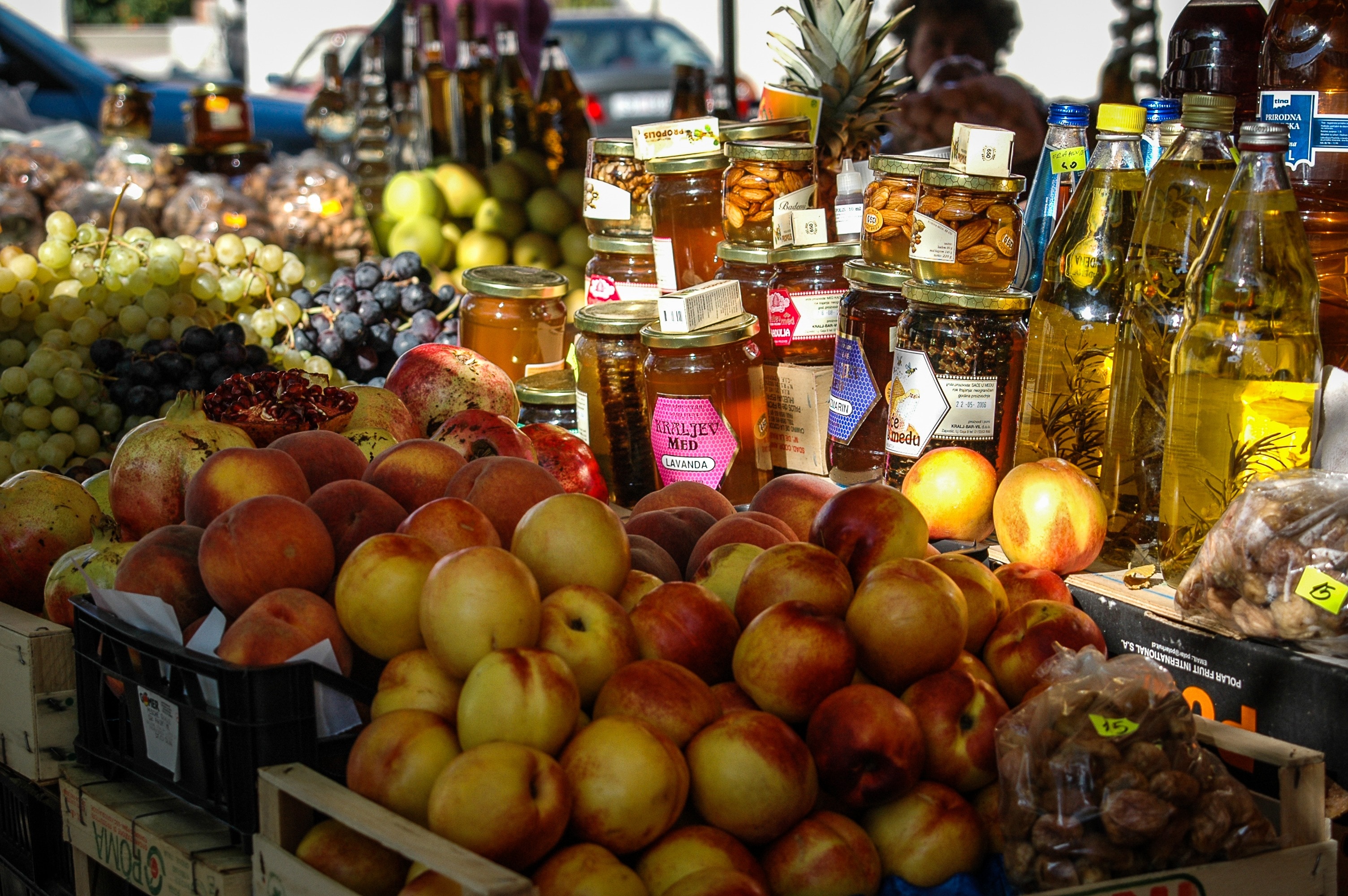 Fruit, Pomegranates, Fruits, Market, fruit, market